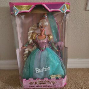 RARE NRFB MATTEL 1st CHILDREN'S COLLECTOR EDITION RAPUNZEL BARBIE DOLL #13016